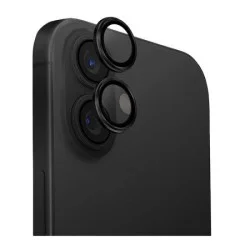 Uniq Optix Iphone 16 (2024) 6.1/6.7 Aluminium Camera Lens Protector - Midnight (Black)